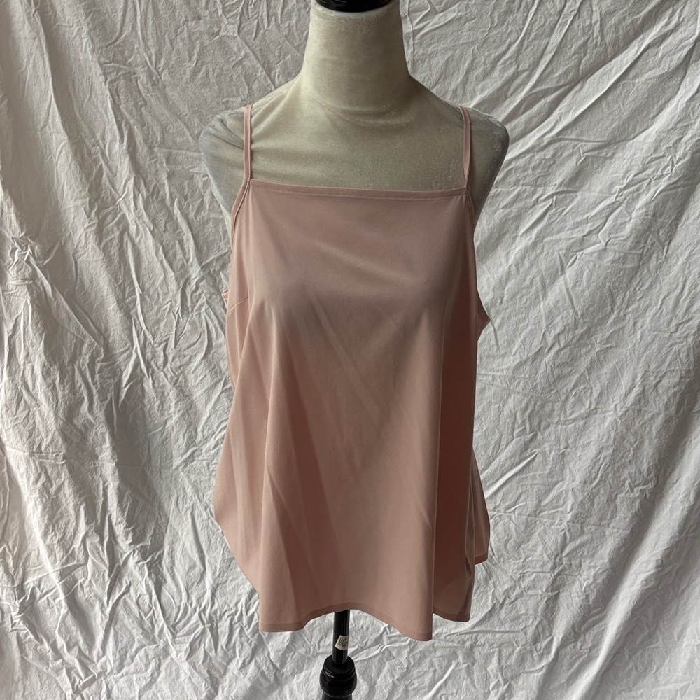 Athleta Blush Pink Camisole Top with super cute pleated back